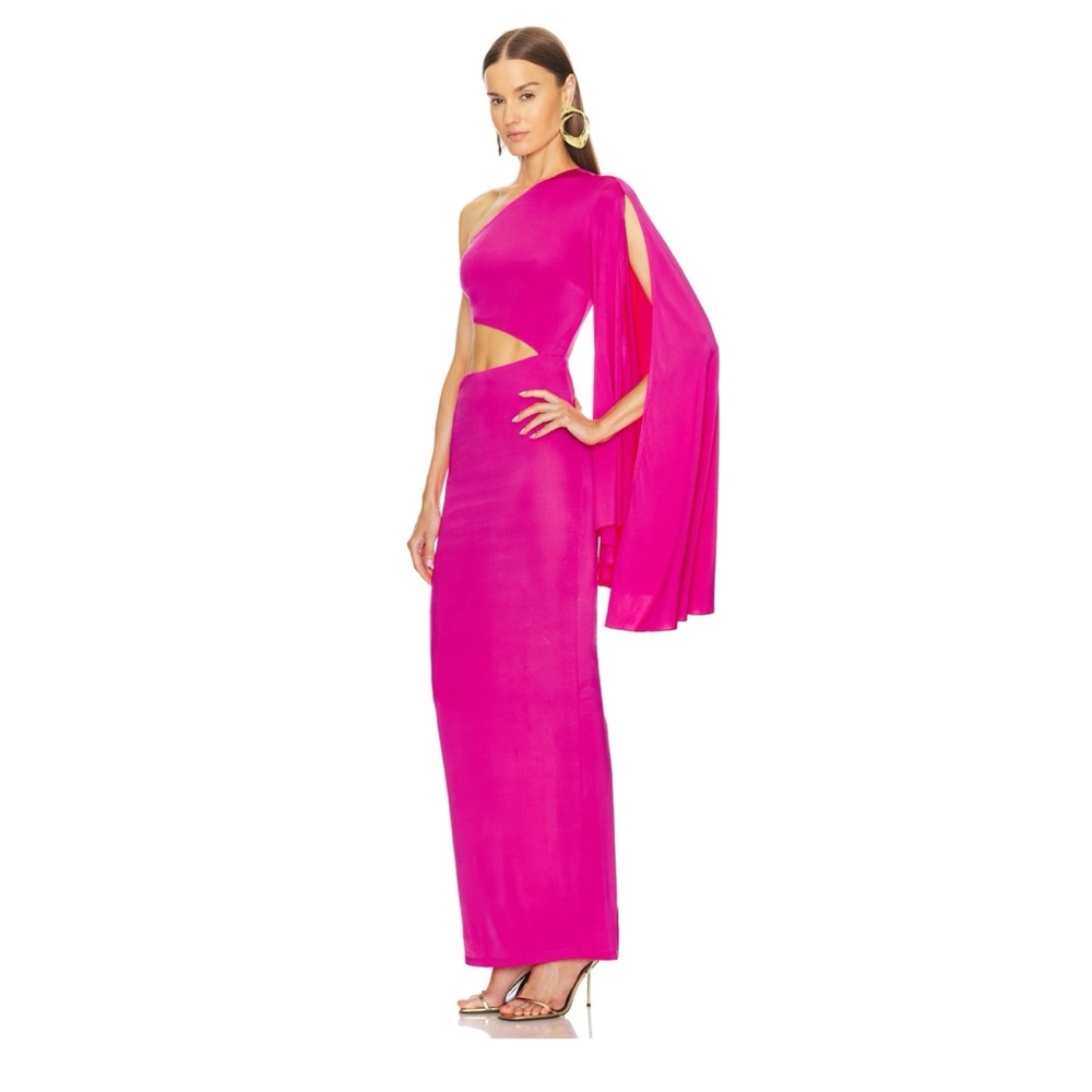 Michael Costello xRevolve Aaliyah Gown in Hot Pink